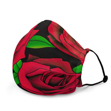 Load image into Gallery viewer, Face Mask - Red Roses