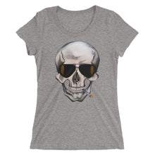 Load image into Gallery viewer, Women's Tee - Smoking Skull