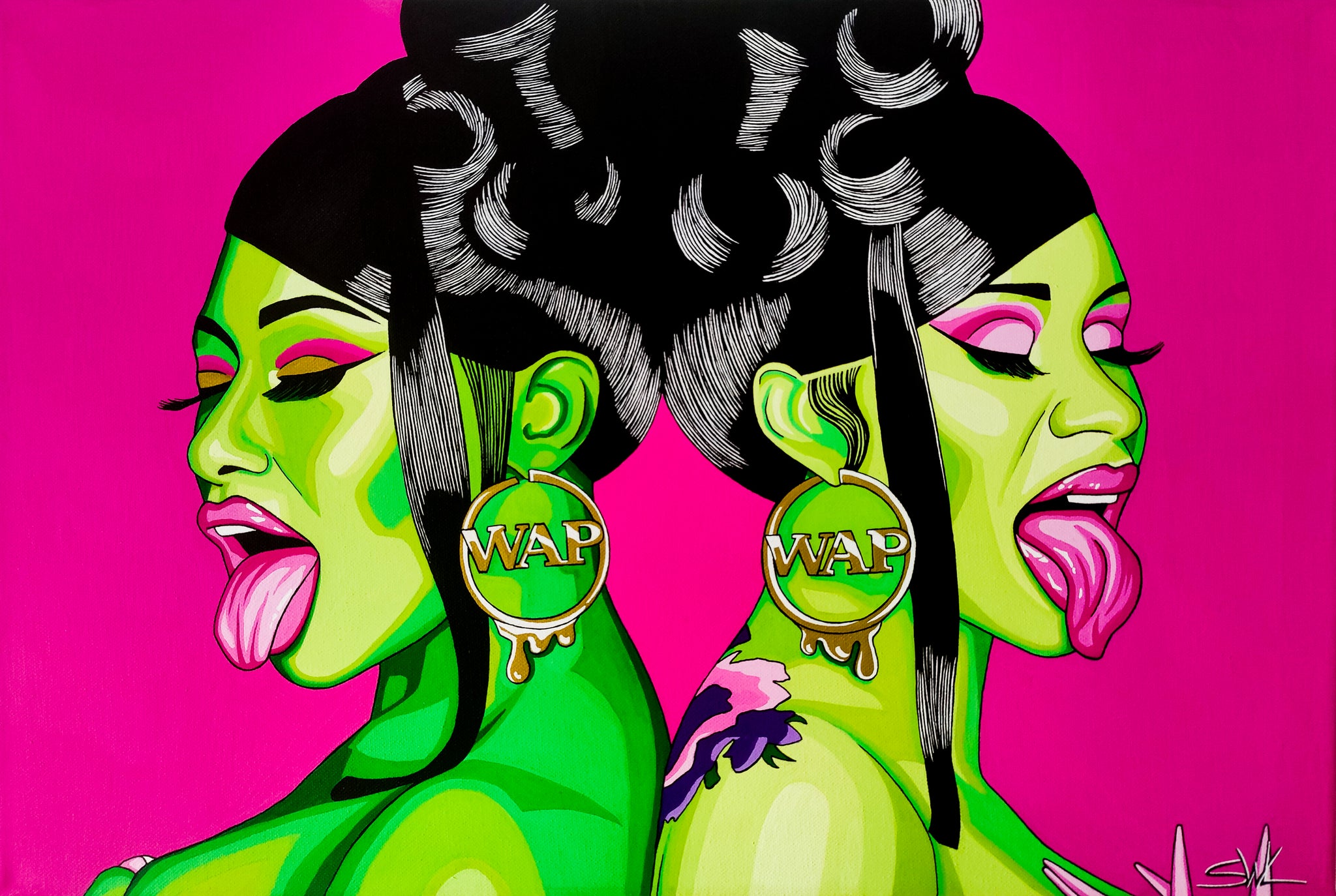 Megan Thee Stallion & Cardi B – Lagersted Art