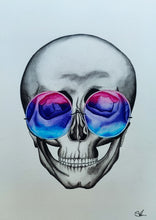 Load image into Gallery viewer, Sunglasses Skull Illustration
