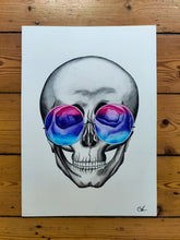 Load image into Gallery viewer, Sunglasses Skull Illustration
