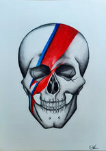 Load image into Gallery viewer, Bowie Skull Illustration
