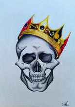 Load image into Gallery viewer, Crown Skull Illustration
