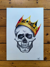 Load image into Gallery viewer, Crown Skull Illustration
