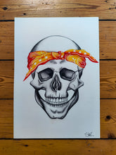 Load image into Gallery viewer, Bandana Skull Illustration
