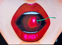 Load image into Gallery viewer, Cherry Lips Painting
