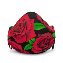 Load image into Gallery viewer, Face Mask - Red Roses
