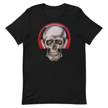 Load image into Gallery viewer, Unisex Tee - Headphones Skull
