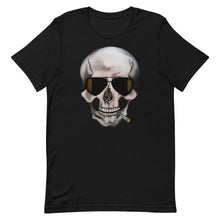 Load image into Gallery viewer, Unisex Tee - Smoking Skull
