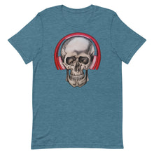Load image into Gallery viewer, Unisex Tee - Headphones Skull

