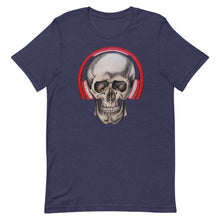 Load image into Gallery viewer, Unisex Tee - Headphones Skull
