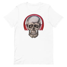 Load image into Gallery viewer, Unisex Tee - Headphones Skull
