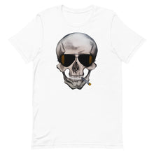 Load image into Gallery viewer, Unisex Tee - Smoking Skull
