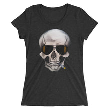 Load image into Gallery viewer, Women's Tee - Smoking Skull
