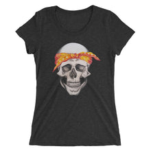 Load image into Gallery viewer, Women's Tee - Bandana Skull
