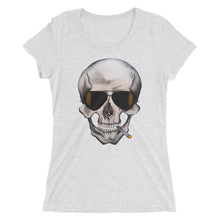 Load image into Gallery viewer, Women's Tee - Smoking Skull
