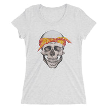 Load image into Gallery viewer, Women's Tee - Bandana Skull
